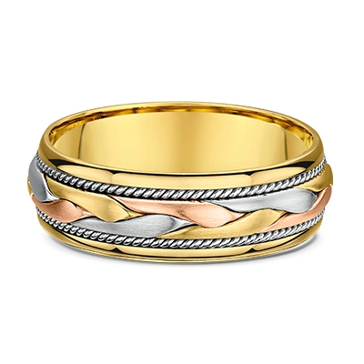 Traditional Tri Banded Men's Ring