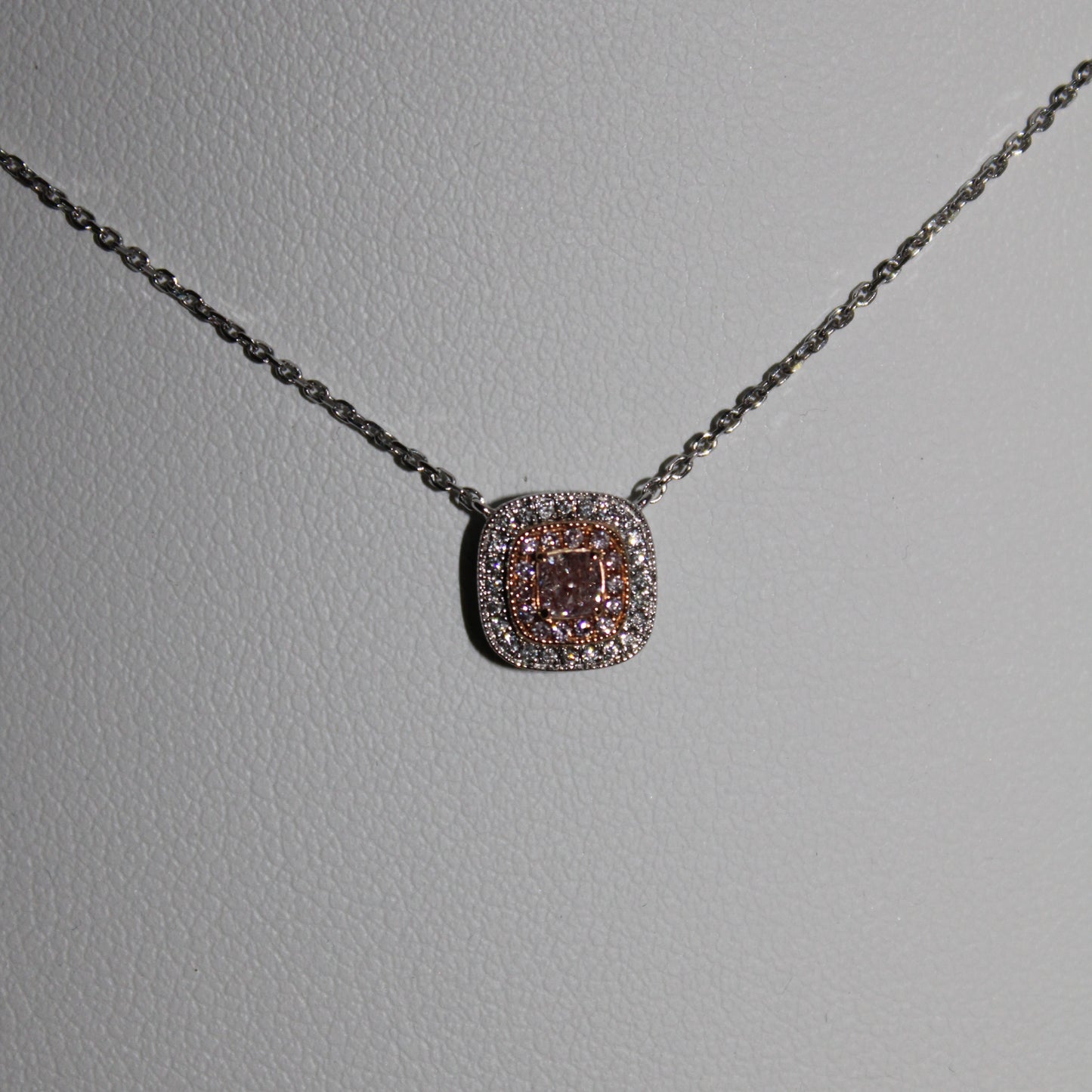 Pink Diamond Necklace