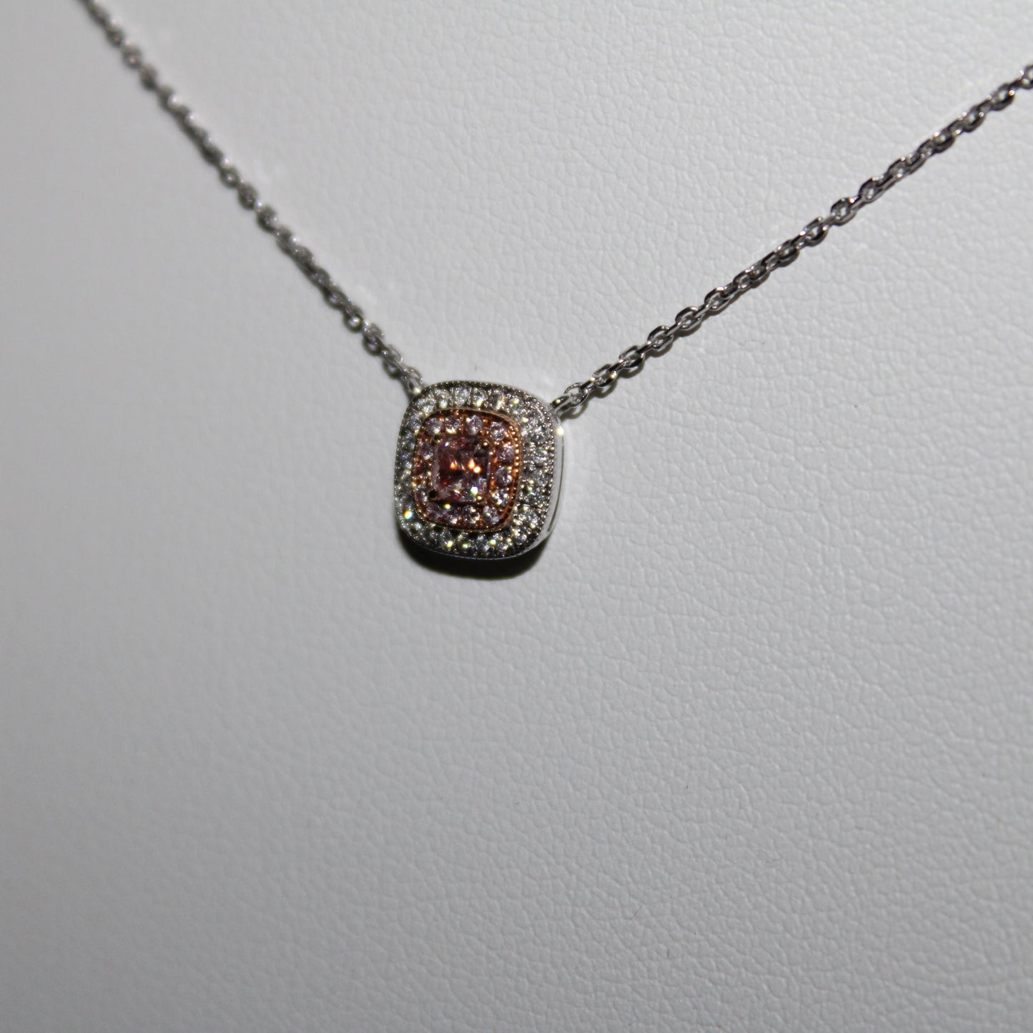 Pink Diamond Necklace