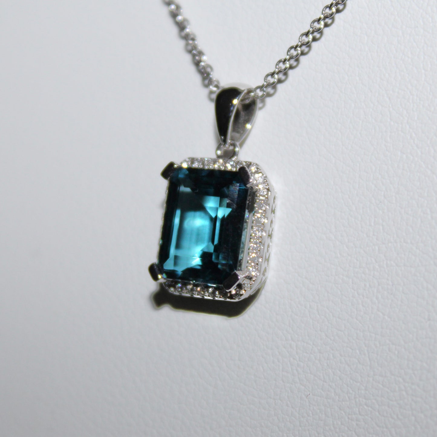 Blue Topaz Pendant