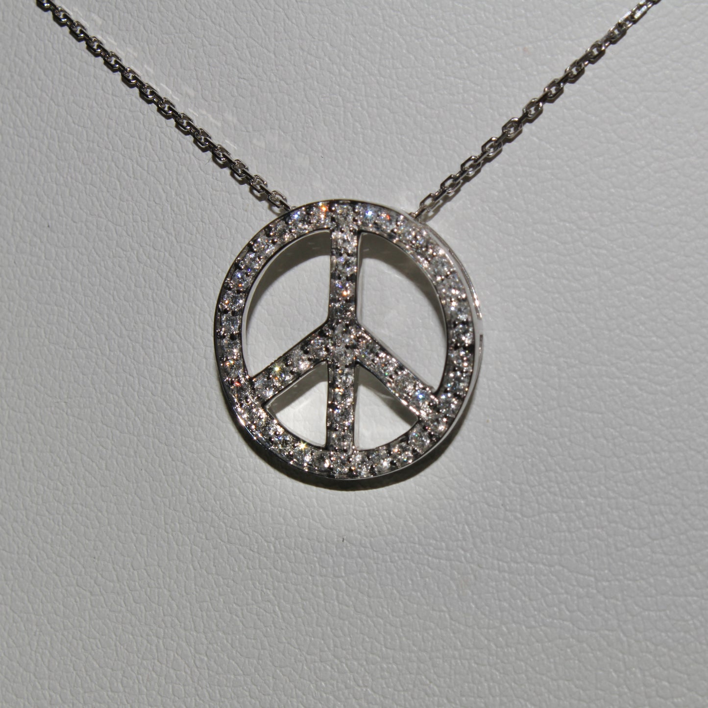 Diamond Peace Pendant