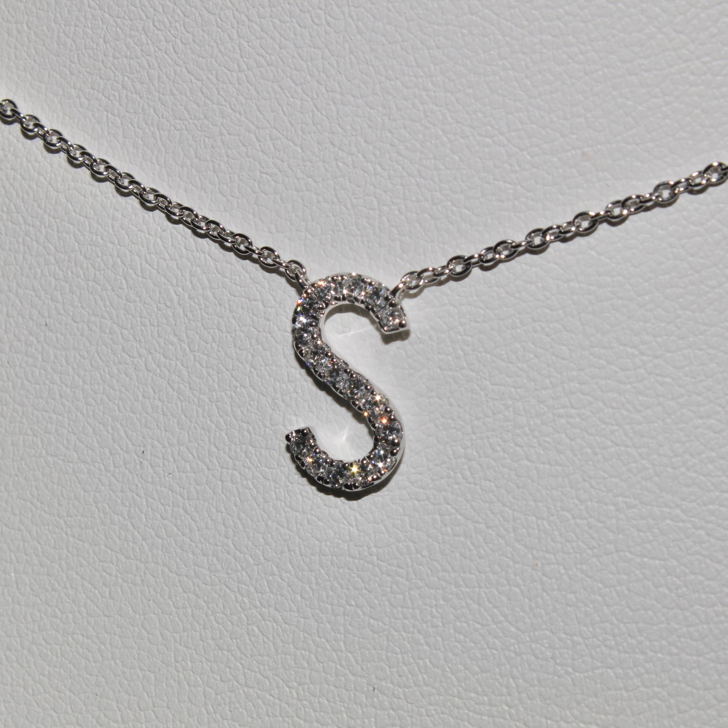 S Initial Necklace