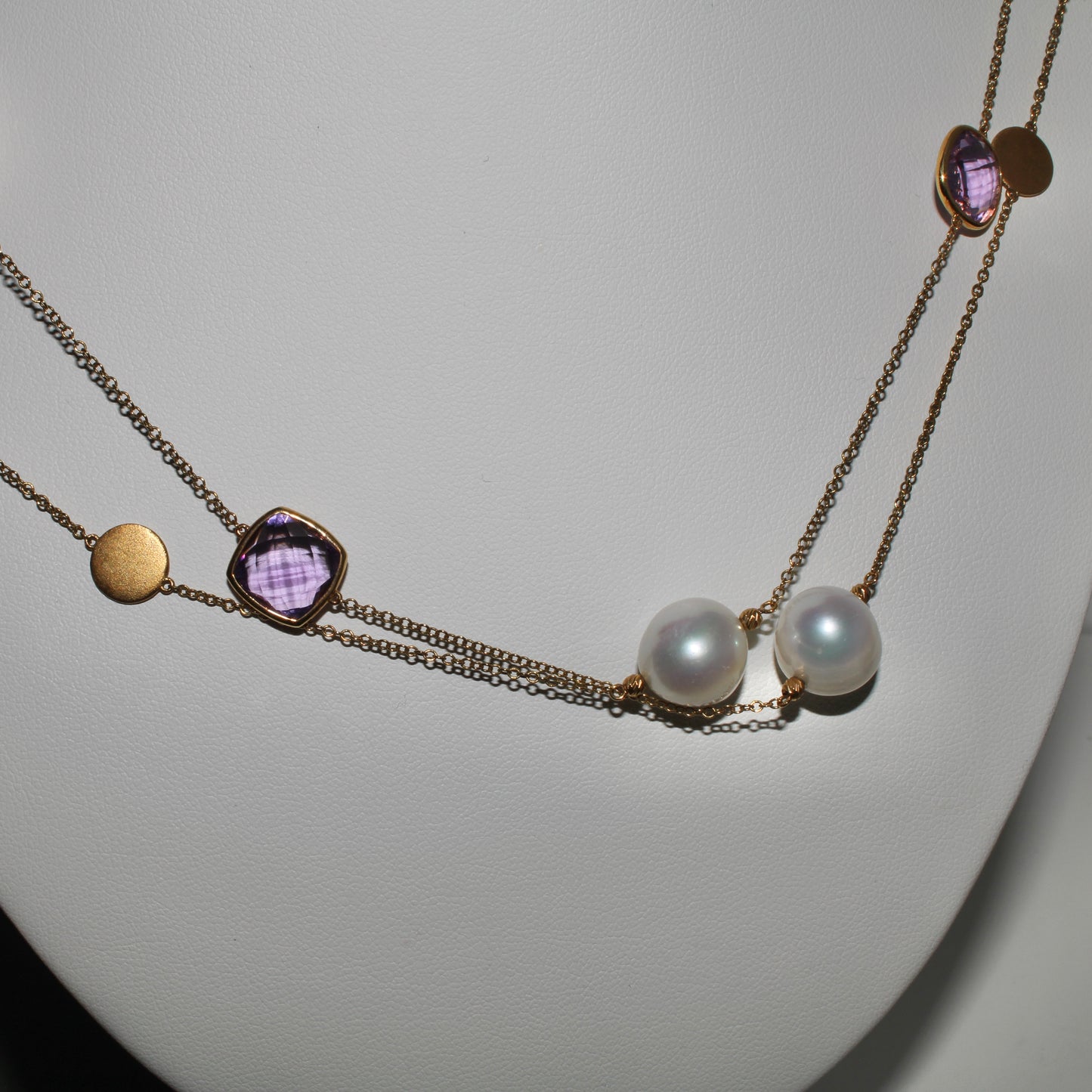 Pearl and Amethyst Necklace