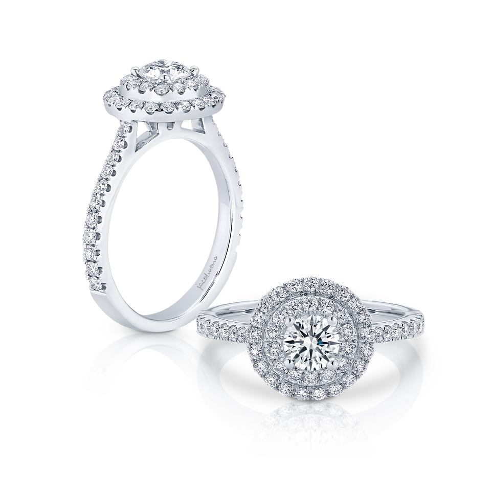 JJ Double Halo – JacobsonsJewellery