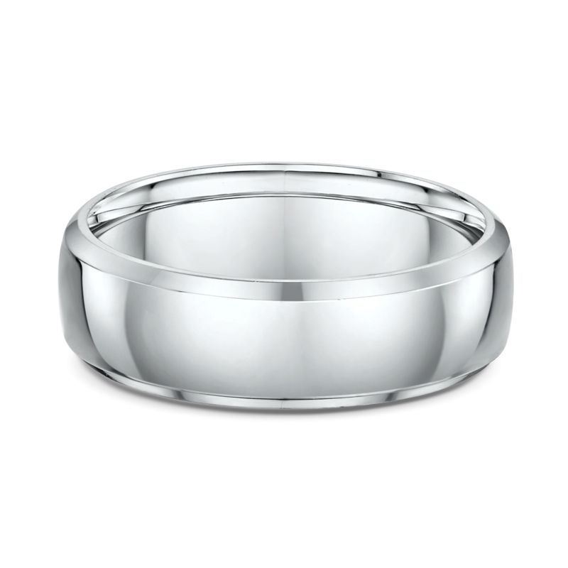 Classic Round Bevel Men's Ring