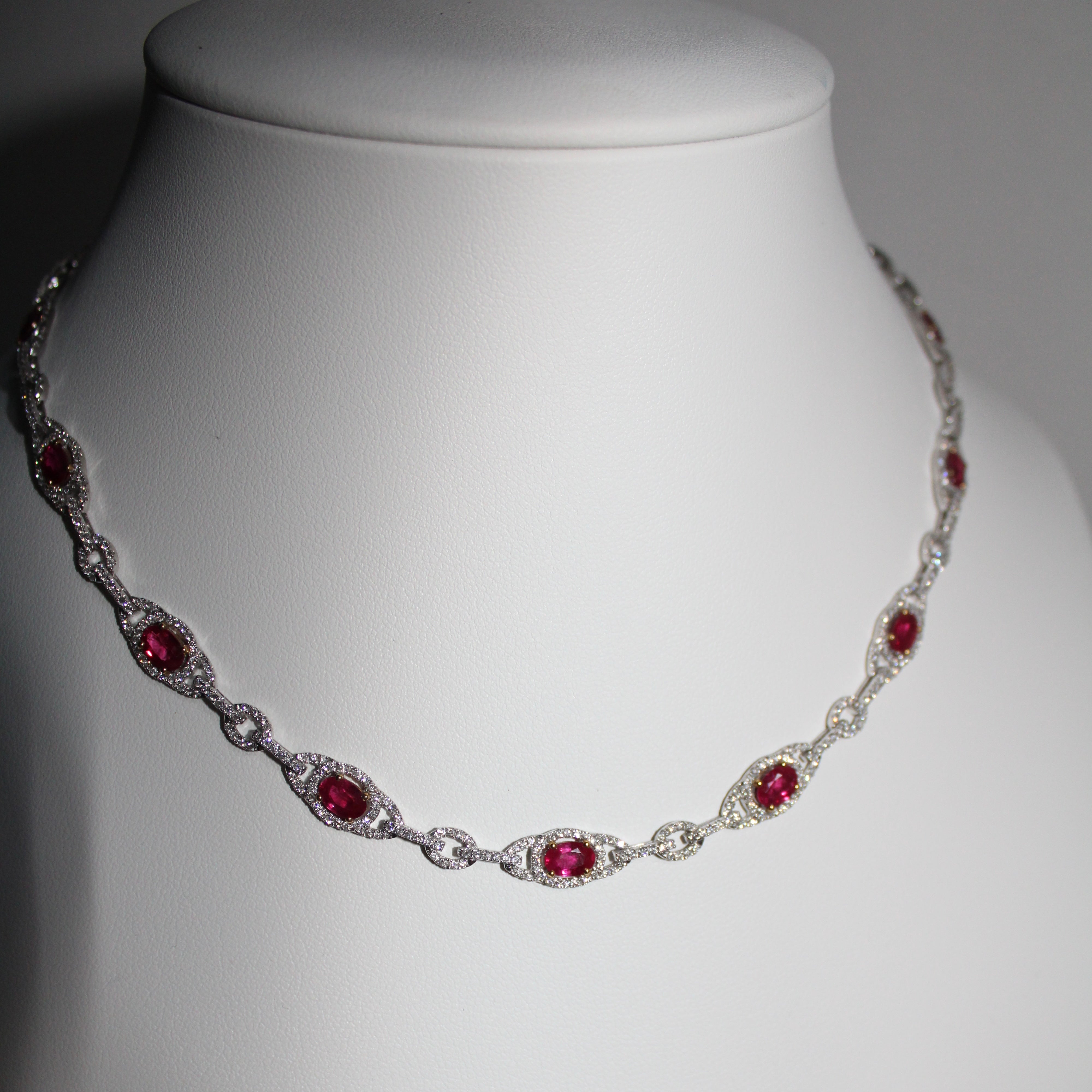 Price of ruby necklace on sale