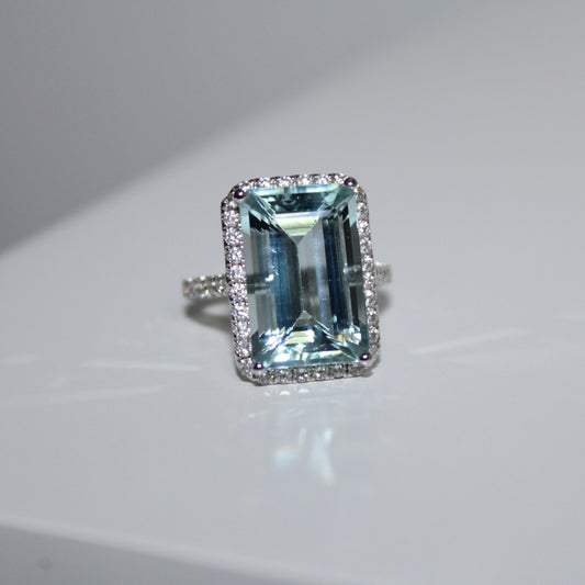 Aquamarine Ring