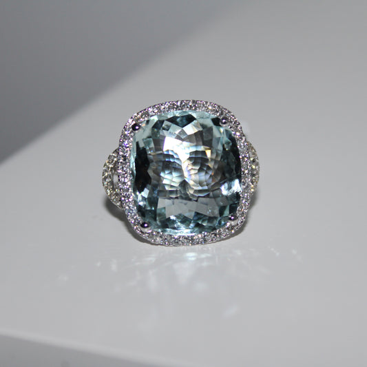 Aquamarine Ring