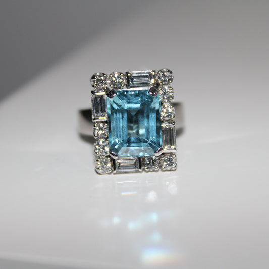 Aquamarine Ring