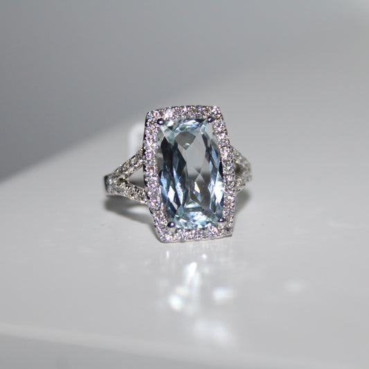 Aquamarine Ring