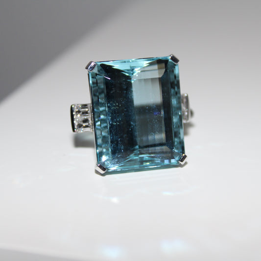 Aquamarine Ring