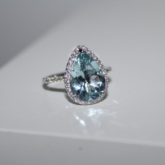 Aquamarine Ring