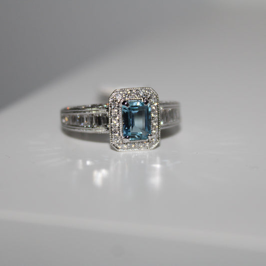 Aquamarine Ring