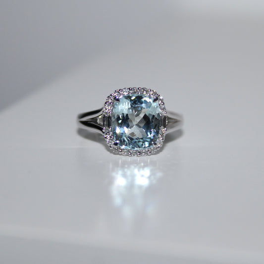 Aquamarine Ring