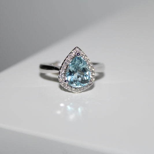 Aquamarine Ring