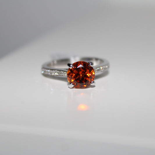 Mandarin Garnet Ring