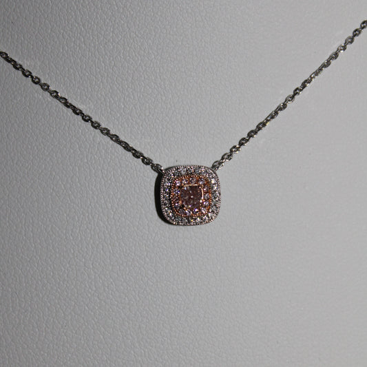 Pink Diamond Necklace