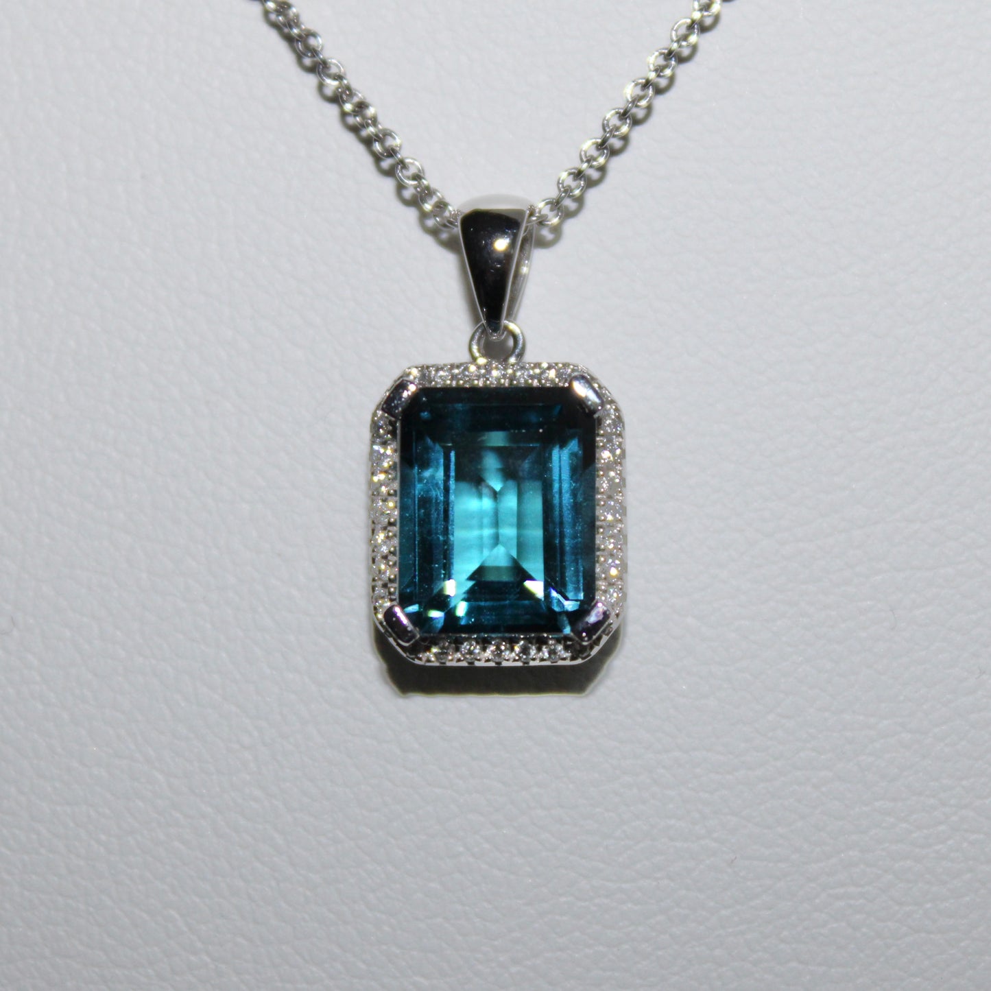 Blue Topaz Pendant
