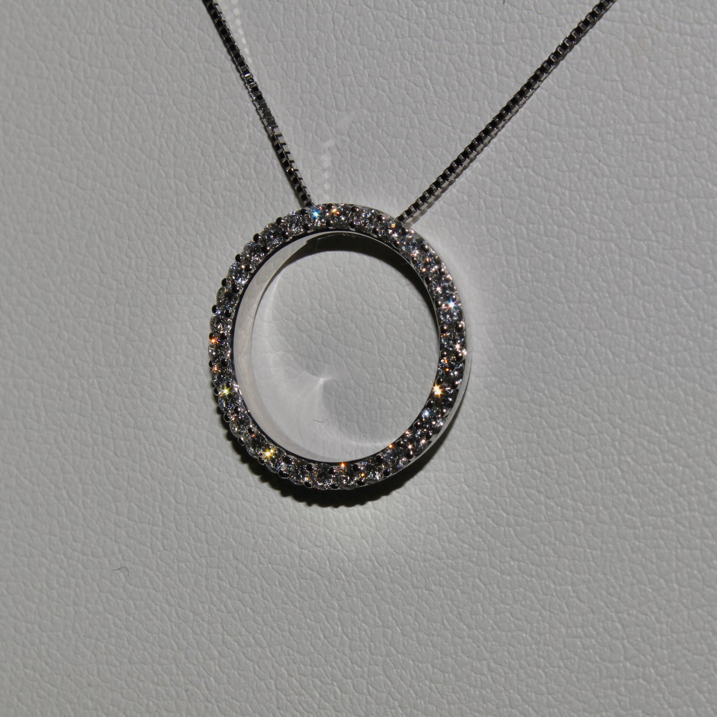 Diamond Halo Necklace