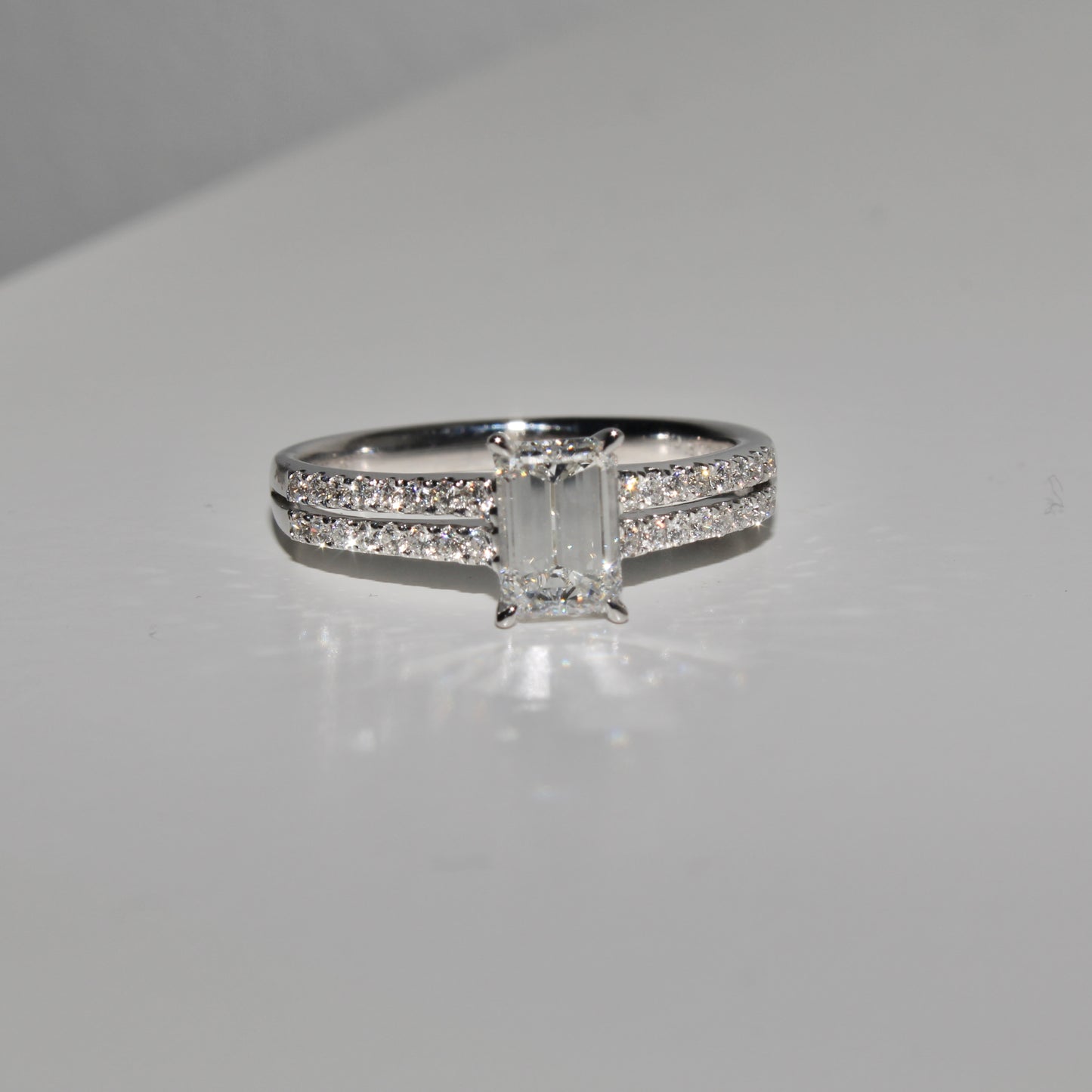 Emerald Engagement Ring