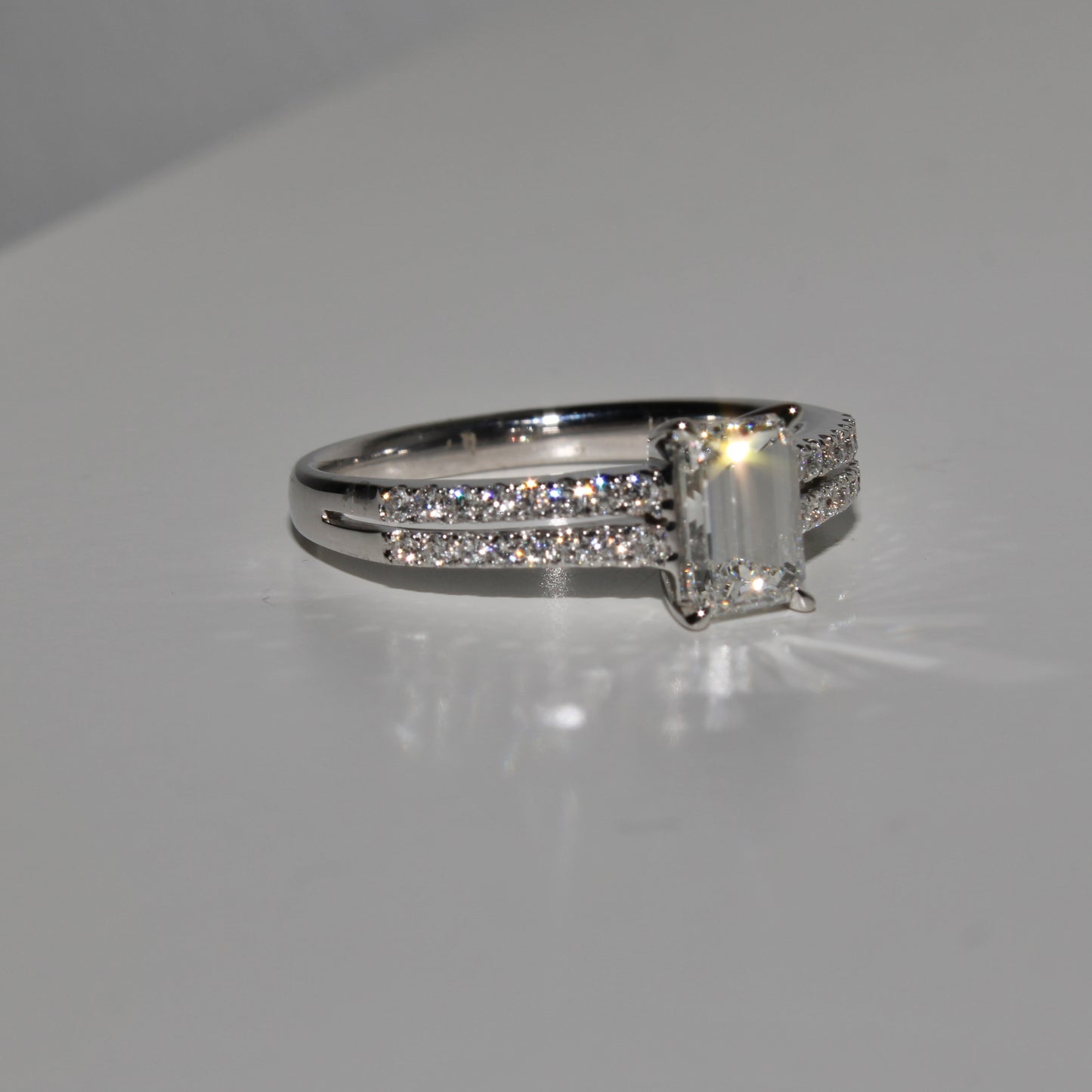 Emerald Engagement Ring
