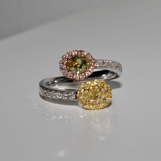 Fancy Colour Diamond Ring