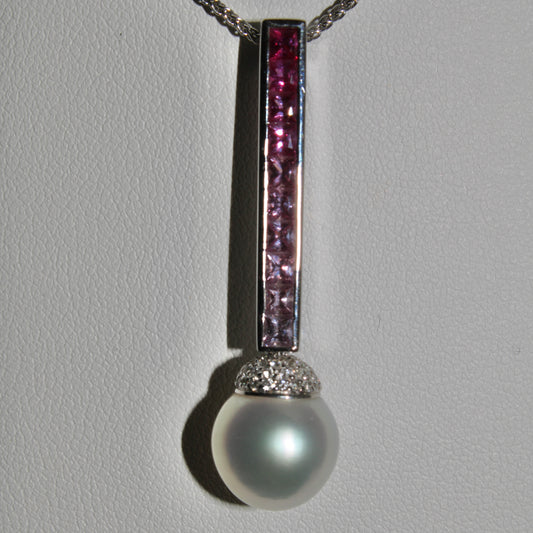 Pearl Sapphire Pendant
