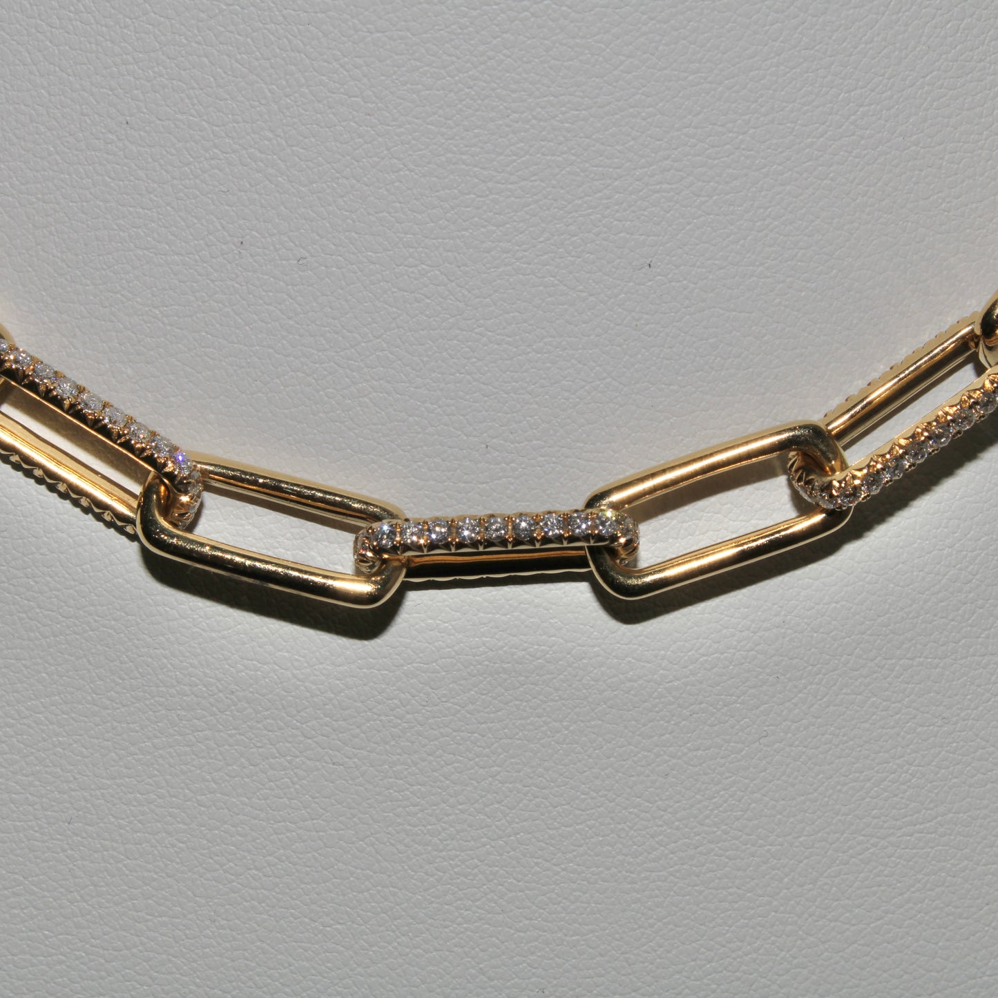 Diamond Paperclip Chain