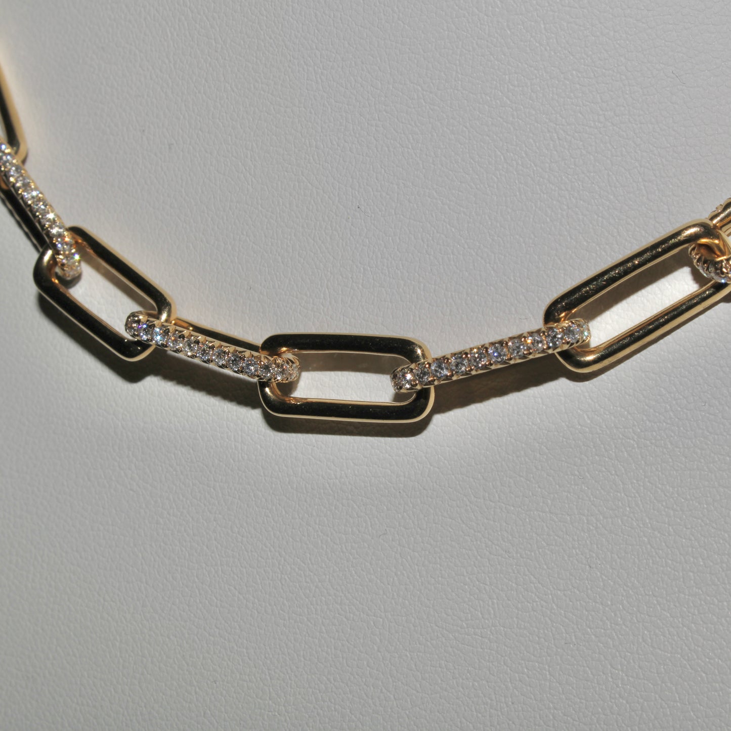Diamond Paperclip Chain